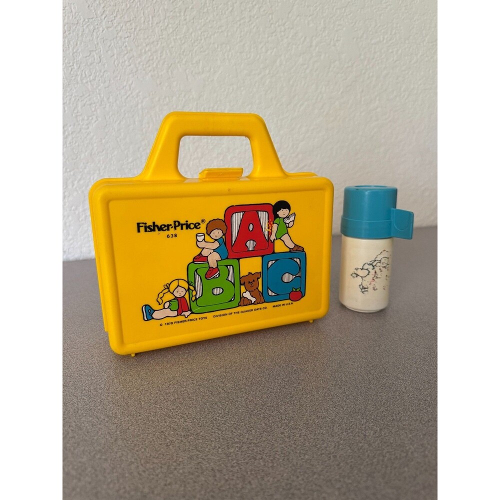 Vintage Fisher Price Lunch Box & Thermos 1979